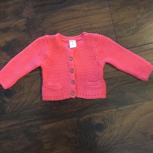 Carters baby cardigan with button closure